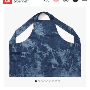 Hedley & Bennett Acid Wash Denim Smock Apron